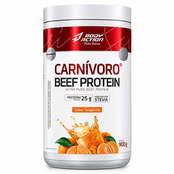 Carnívoro Beef Protein  sabor Tangerina 900g Bodyaction