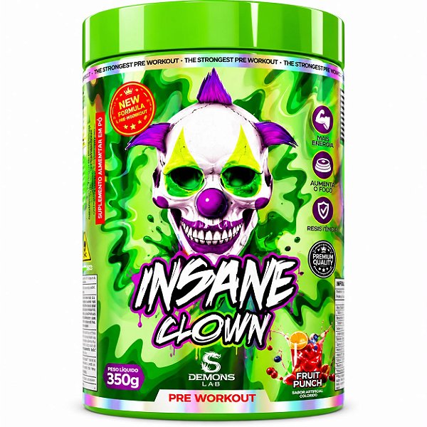 Demons Lab - Insane Clown - 350g- Frutas Vermelhas