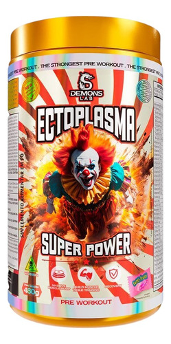 Demons Lab-ectoplasma Super Power 480g Tutti Fruit Sem Sabor
