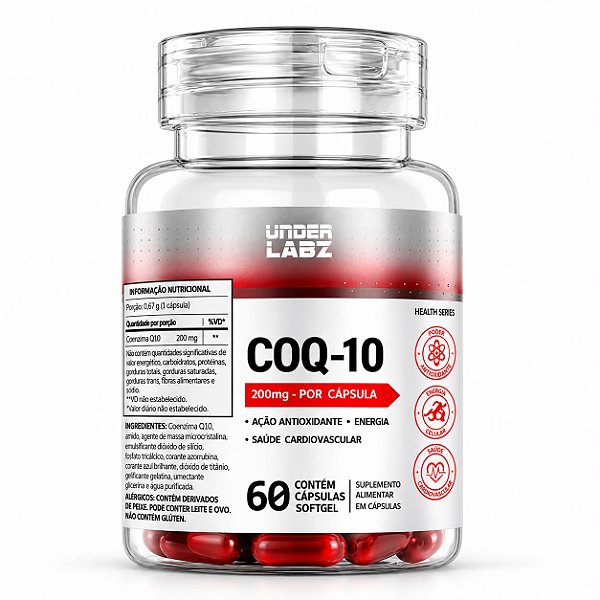 Coenzima Q10 , 200 mg   60 caps Under Labz