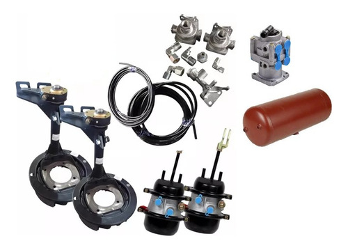 Kit Transformação Freio A Ar Mb 709 Antiga Não Auxiliada Ar