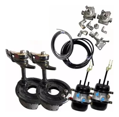 Kit Transformação Freio A Óleo Para Freio A Ar Mb 1519