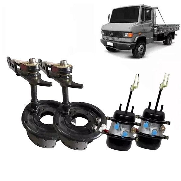 Kit Transformação Freio A Óleo Para Freio A Ar Mb 912/ 709