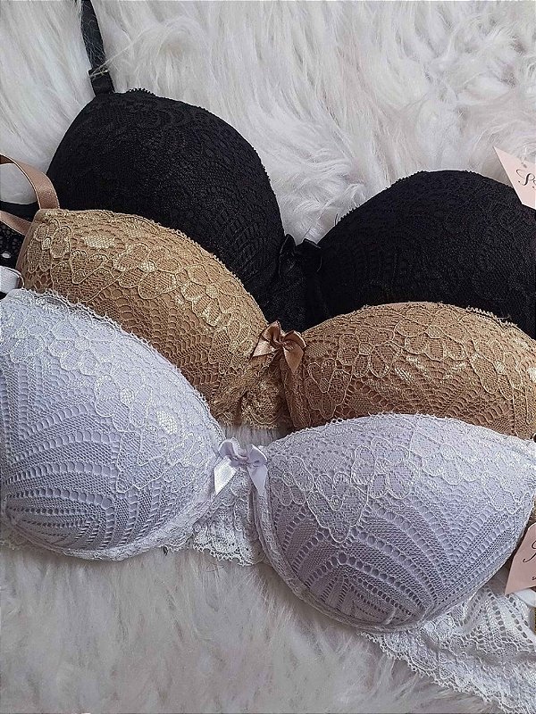 Sutiã Poli em Renda com bojo