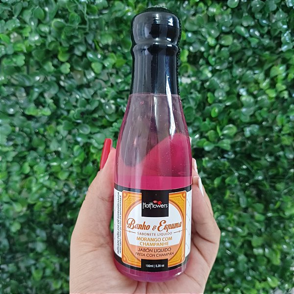 Sabonete Líquido Banho & Espuma Morango com Champanhe 150ml