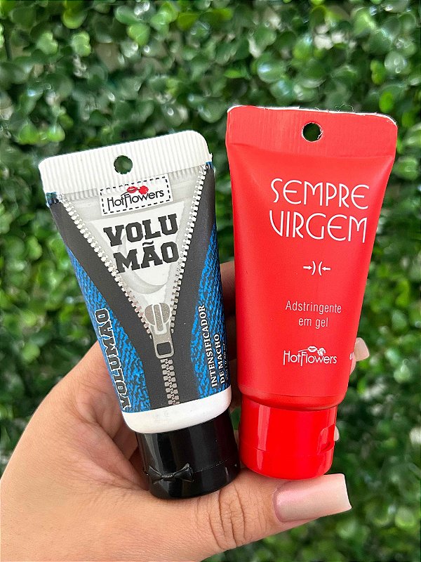 Kit Gel Feminino Sempre Virgem+Gel Masculino Volumão