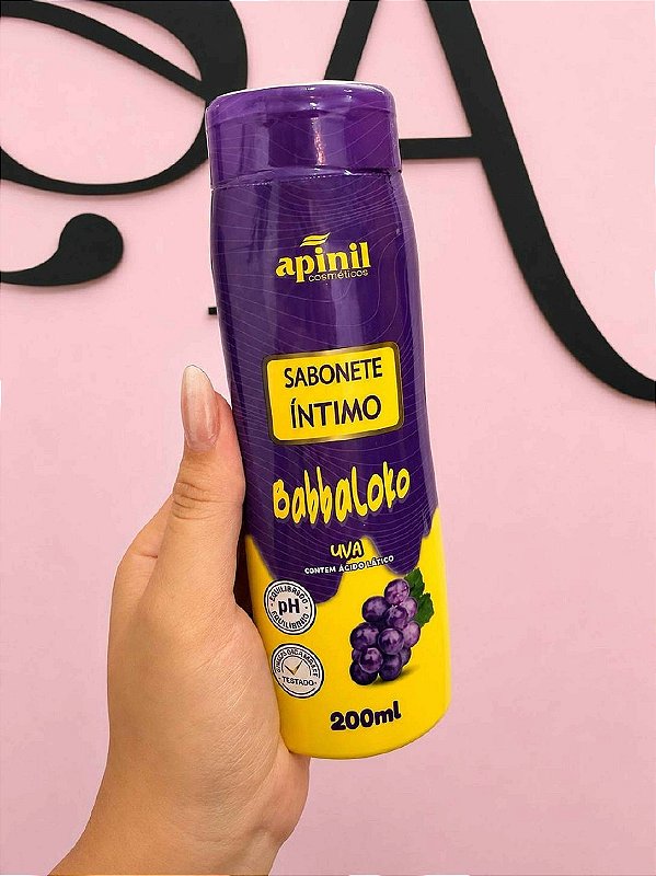 Sabonete Íntimo Babbaloko Uva 200ml