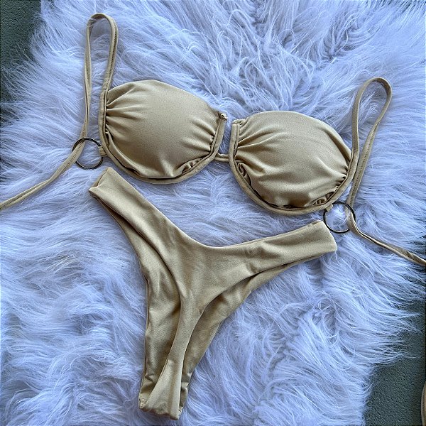 Conjunto Biquini Pérola Creme