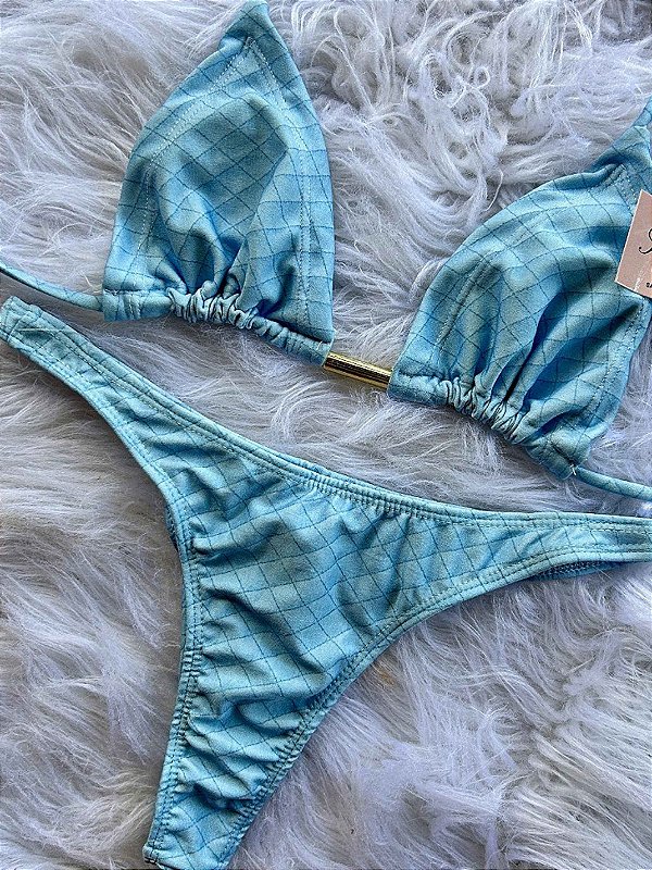 Conjunto Biquini Sereia Azul