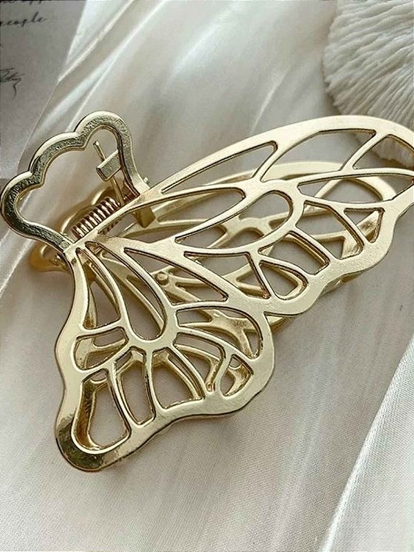 Presilha Pregadeira de Borboleta Dourada G