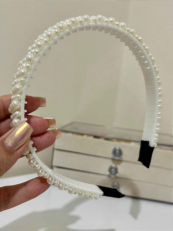 Tiara Pérolas Grande