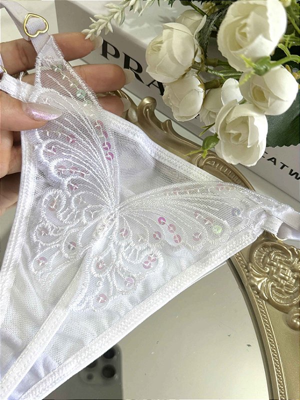 Calcinha Butterfly Branca