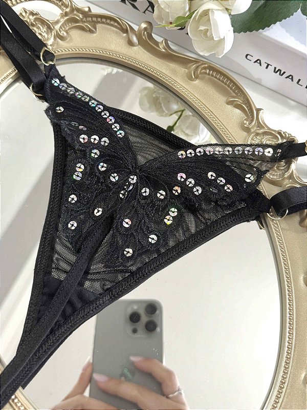 Calcinha Butterfly Preta