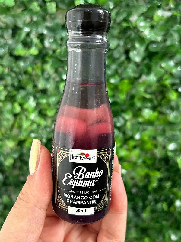 Sabonete Líquido Banho & Espuma Morango com Champanhe 50ml