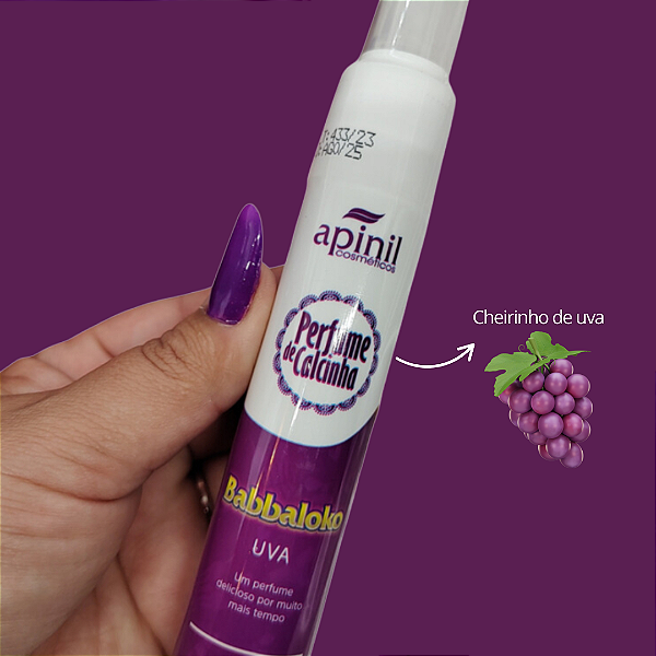 Perfume De Calcinha Babbaloko Uva Apinil 40ml