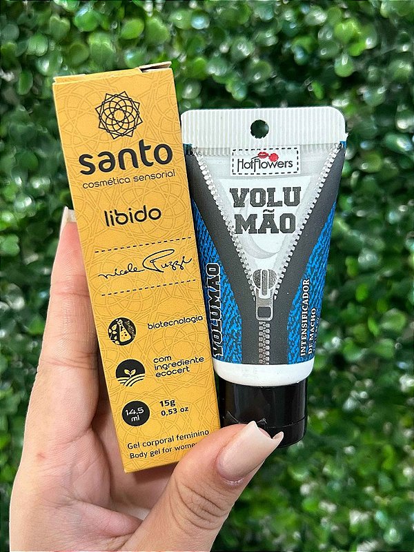 Kit Excitante Feminino Libido+ Gel Volumão Masculino