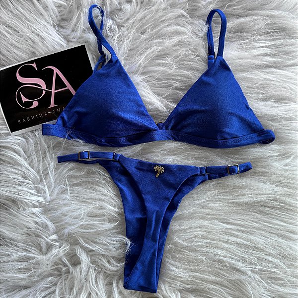 Conjunto Biquíni Bella Fio Azul Escuro