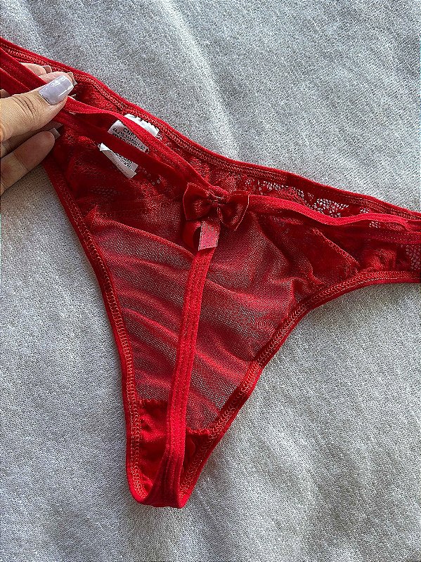 Calcinha Desejo Fio Vermelho