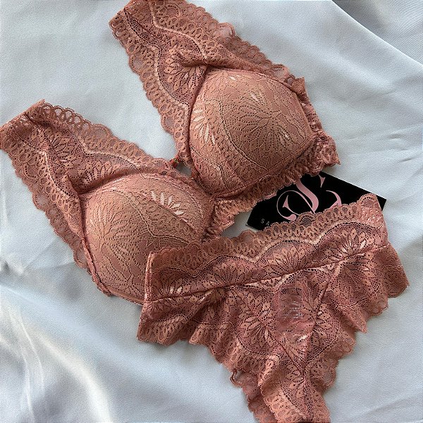 Conjunto Lingerie Rosemary Rose
