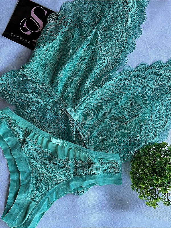 Conjunto Lingerie Lady Verde