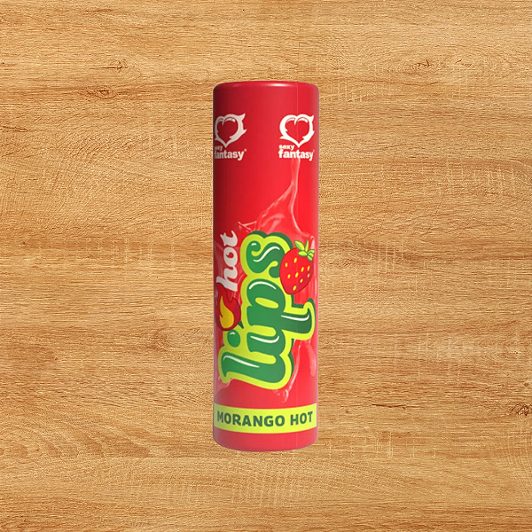 Gloss Hot Lips Morango Sexy Fantasy 5ml