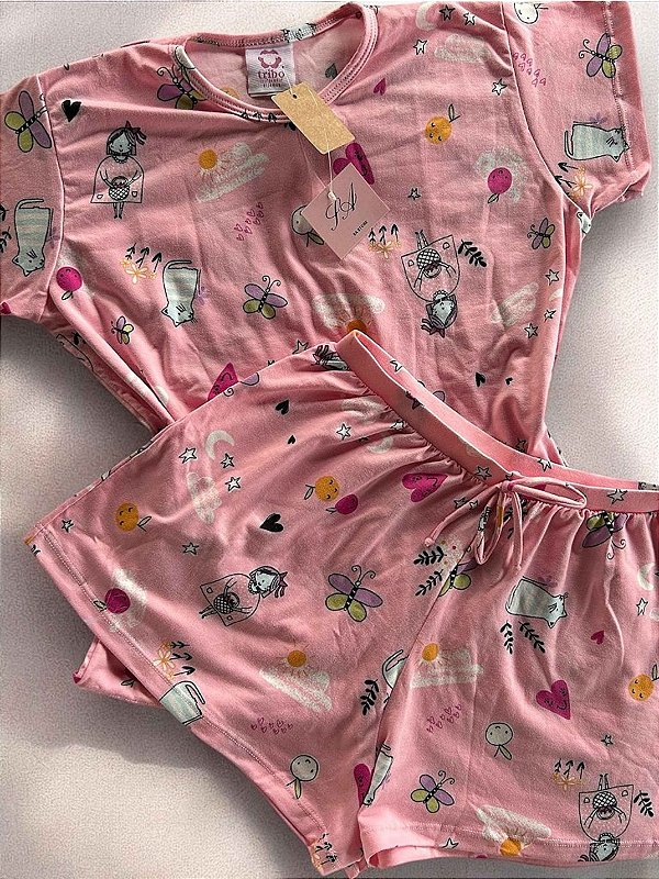 Pijama de Calor infantil Estampa Divertida