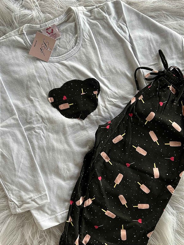 Pijama de inverno infantil Estampado- Picolé