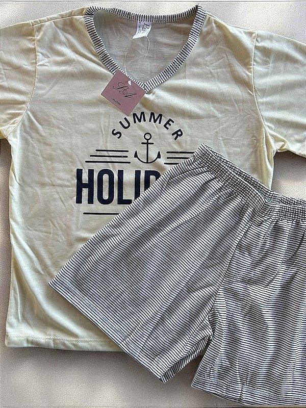 Pijama infantil Verão Menino- Summer