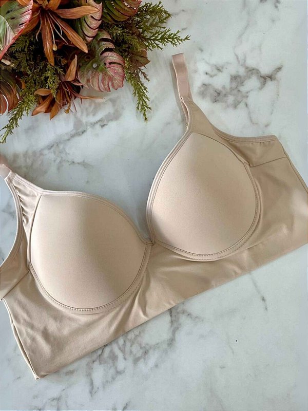 Sutiã Avulso Reforçado Confort Plus Size Nude
