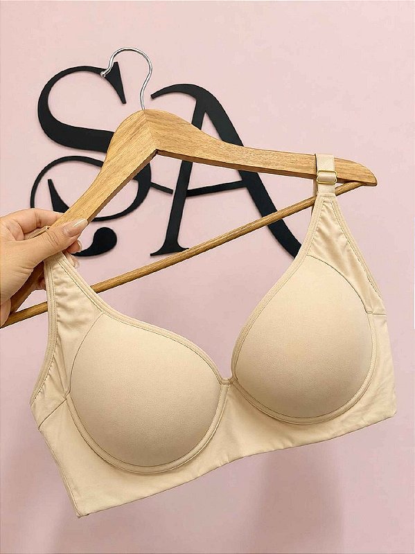 Sutiã Avulso Reforçado Confort Plus Size Nude