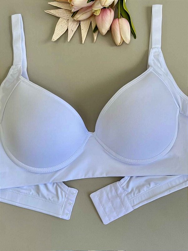 Sutiã Avulso Reforçado Confort Plus Size Branco