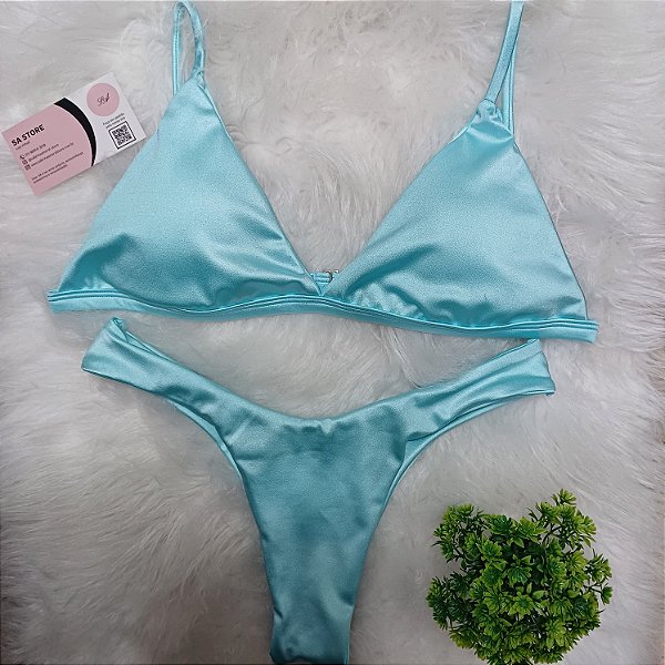Conjunto Biquíni Iracema Azul Regulagem