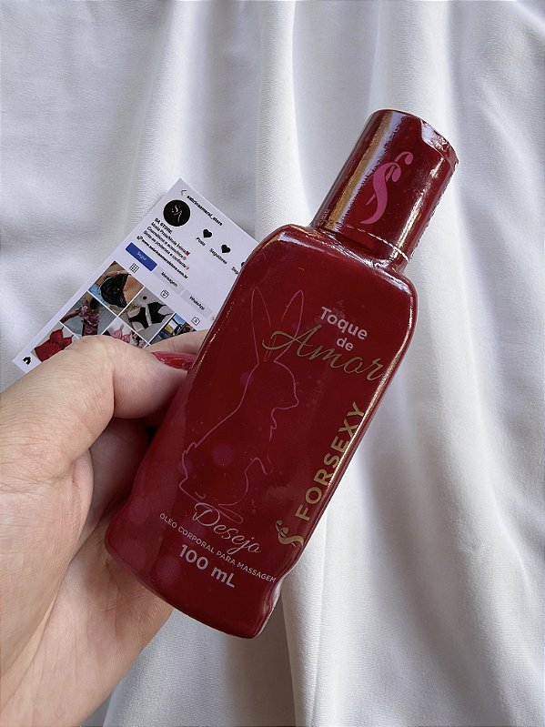 Óleo Corporal para Massagem Desejo For sexy 100ml