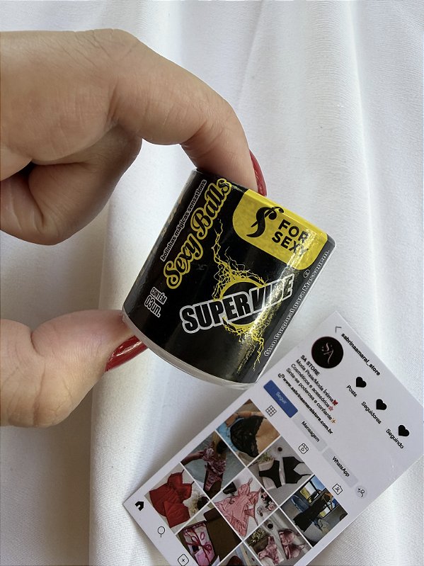 Bolinha Funcional Super Vibe lubrifica eletrizante e vibrante 3un - For Sexy