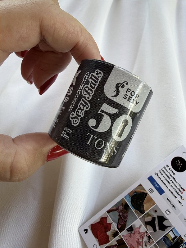 Bolinha Funcional 50 tons esquenta esfria vibra e pulsa 3un - For Sexy