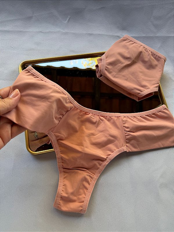Calcinha Candy Comfy Avulsa fio duplo Rose