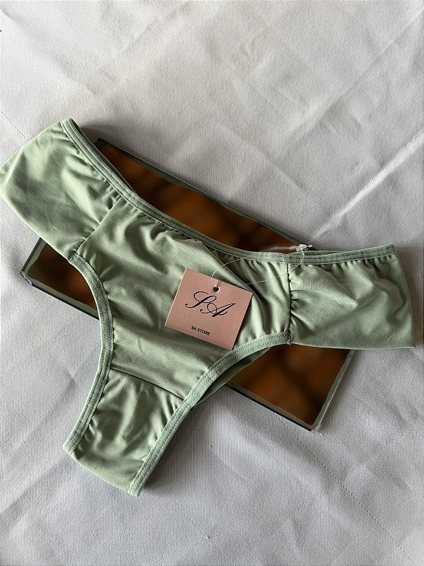 Calcinha Candy Comfry Avulsa fio duplo Verde