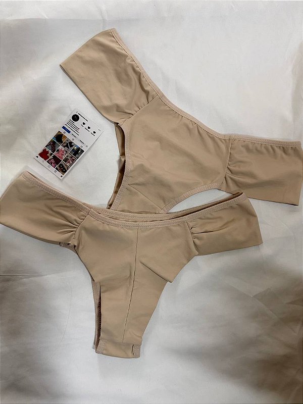 Calcinha Candy Comfy Avulsa fio duplo Creme