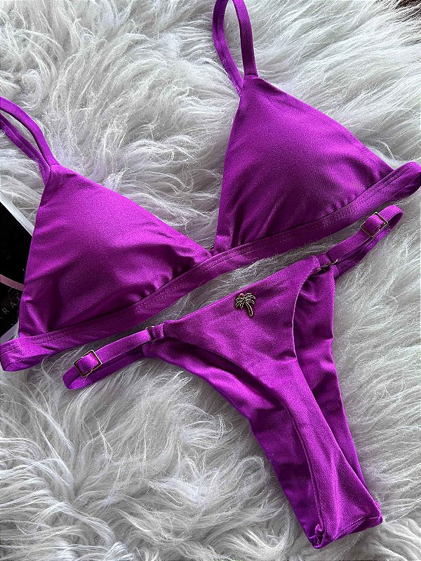 Conjunto Biquíni Bella Fio Roxo