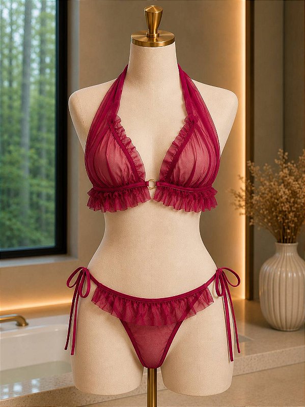 Conjunto Fantasia Sexy Pink