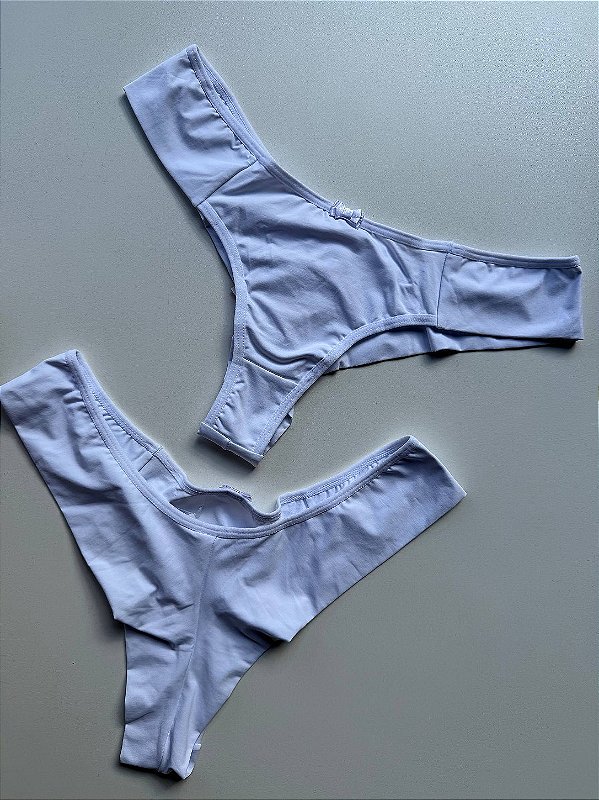 Calcinha Fio Duplo Lady Cintura Media Comfy Avulsa Branco