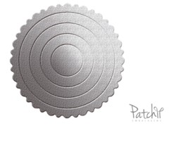 Cake Board Metalizado Prata 31cm