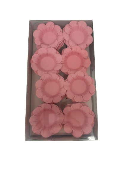 Forma Rosa Liso Rosa Claro 48 unidades