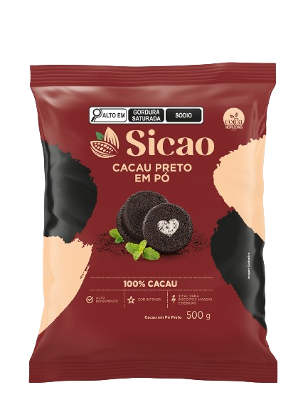 Cacau em Pó Preto  500g