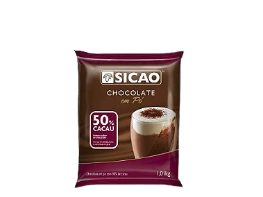 Chocolate em Pó 50% Sicao 1,01kg