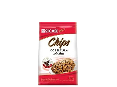 Cobertura Chocolate ao Leite Chips Sicao 1,01kg