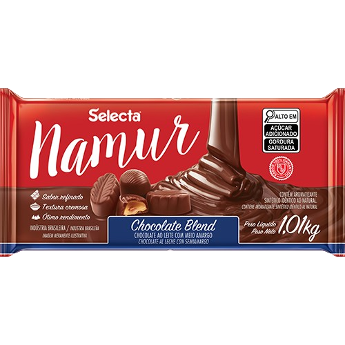 Chocolate Namur Blend em Barra Selecta 1,01kg