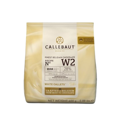 Chocolate Branco em Gotas Callebaut 28% 400gr