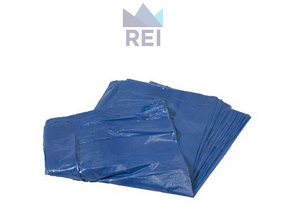 Saco de Lixo Azul Reforçado 150Lt com 100 unidades