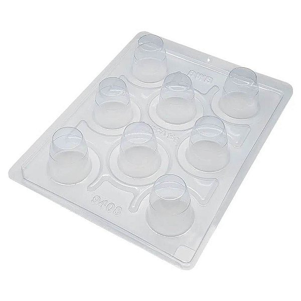 Forma de acetato com silicone tradicional Copo Mousse 9408 BWB